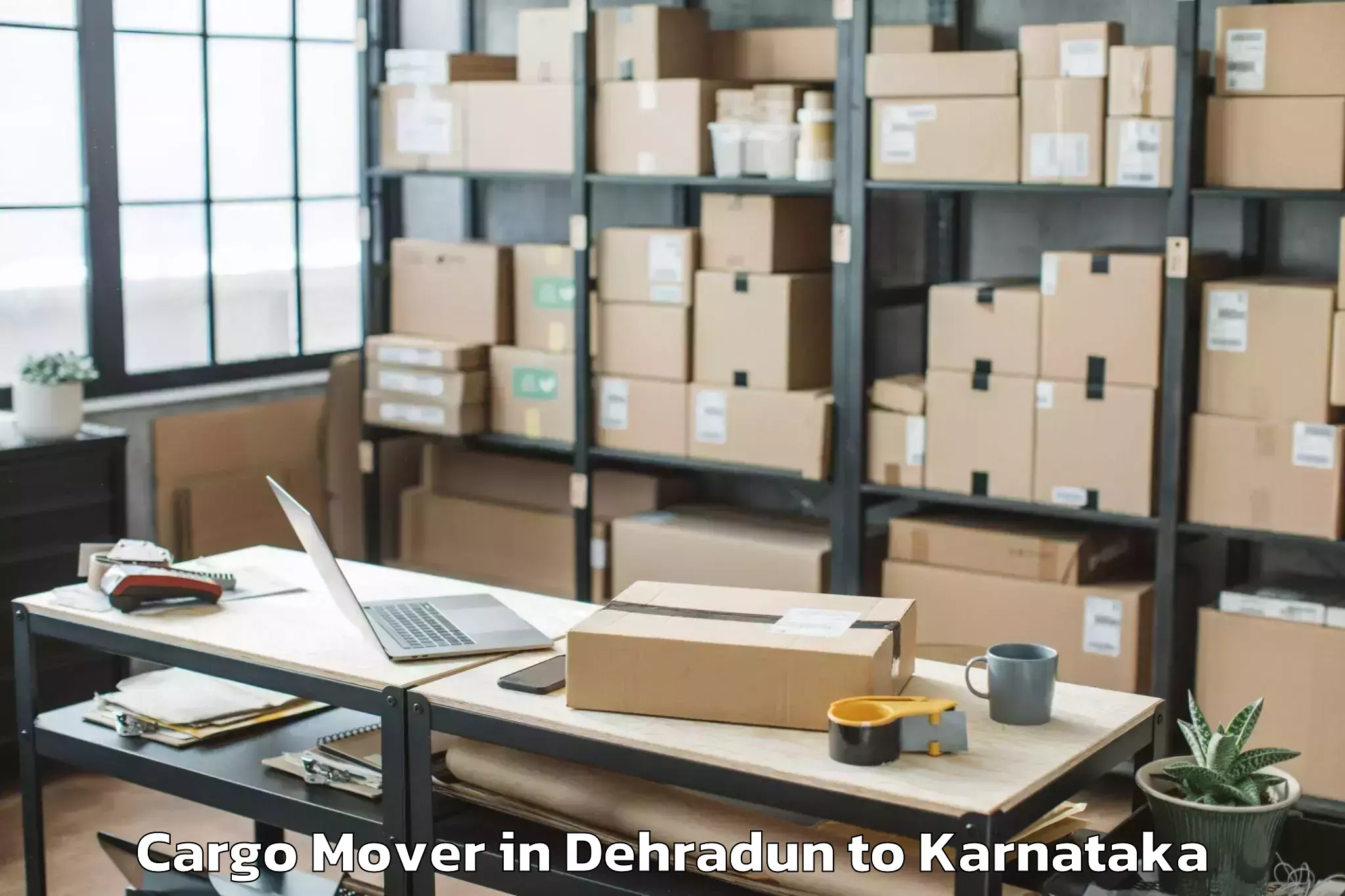 Book Dehradun to Closepet Cargo Mover Online